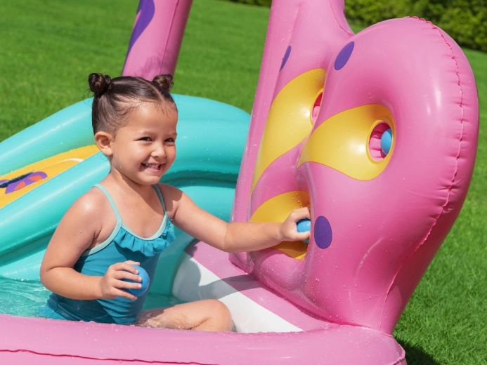 Interaktive Schmetterlingsspiele und Bälle