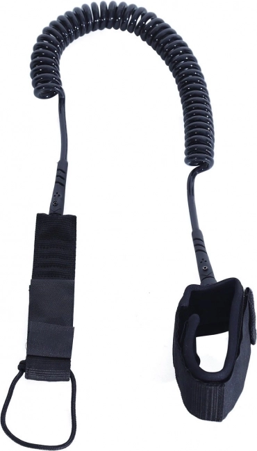 Safety Leash for Paddleboard Black 275 cm