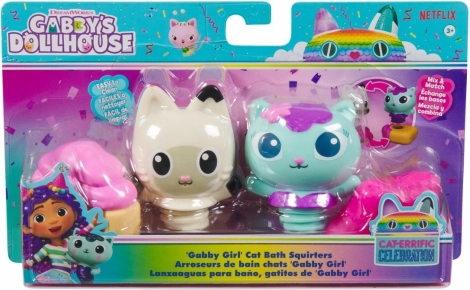Magical Kitty Bath Figures from Gabby's Dollhouse