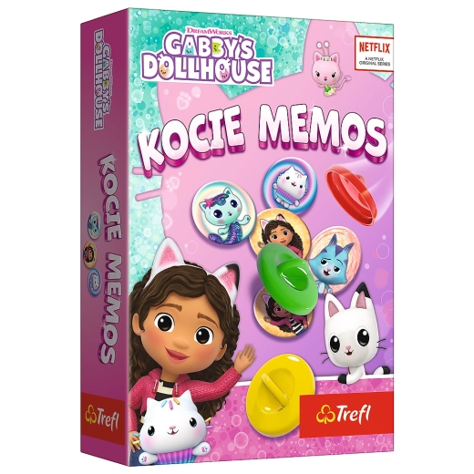 Memory Kocie Memos TREFL – La Maison de Gabby