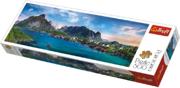 Puzzel 500 stukjes panorama – Lofoten, Noorwegen