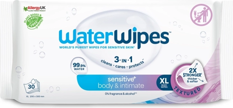 WaterWipes lingettes humides corps & intime 30 pcs