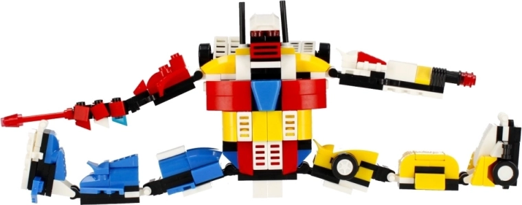 Pièces colorées et look détaillé