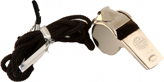 Metal Whistle with Lanyard