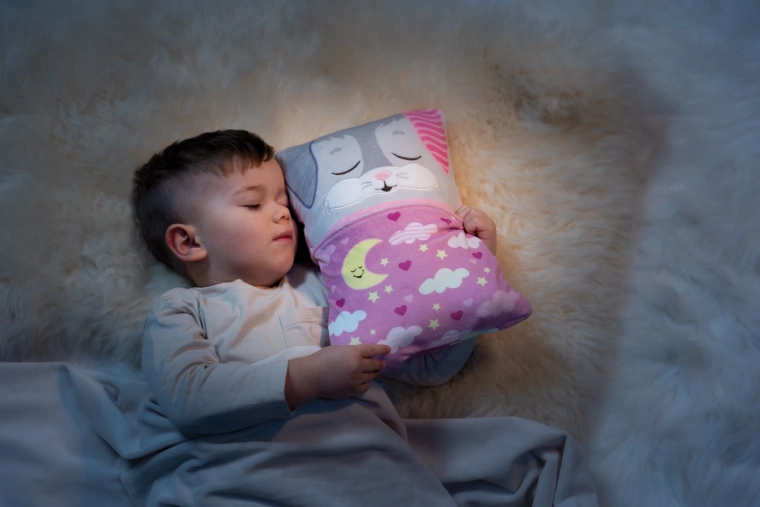 Gentle plush for peaceful falling asleep