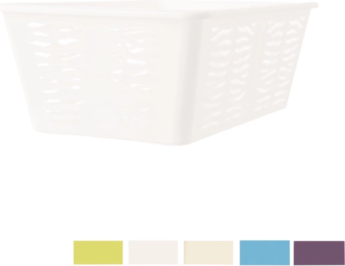 Opbergmand Zebra van kunststof 30 × 20 × 11,1 cm (mix kleuren)