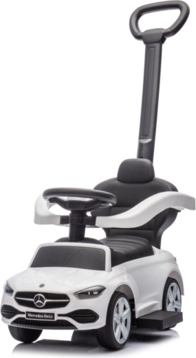 Porteur pour enfant MERCEDES C-Class S avec barre de poussée, blanc