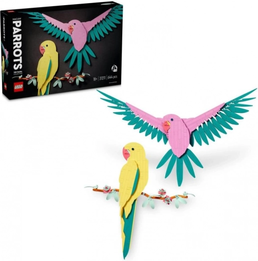 LEGO® Art 31211 Animal Collection – Macaws