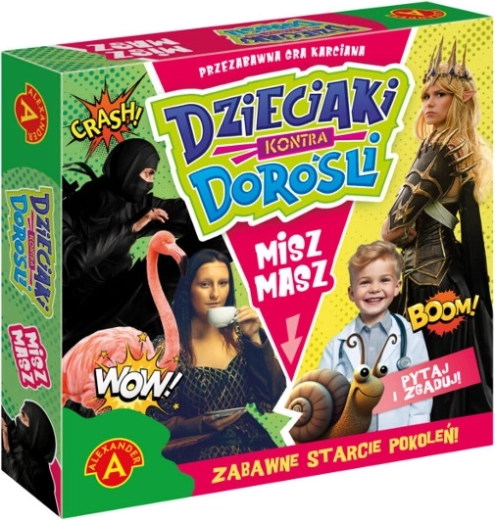 Kids vs Adults – Misz Masz family quiz game