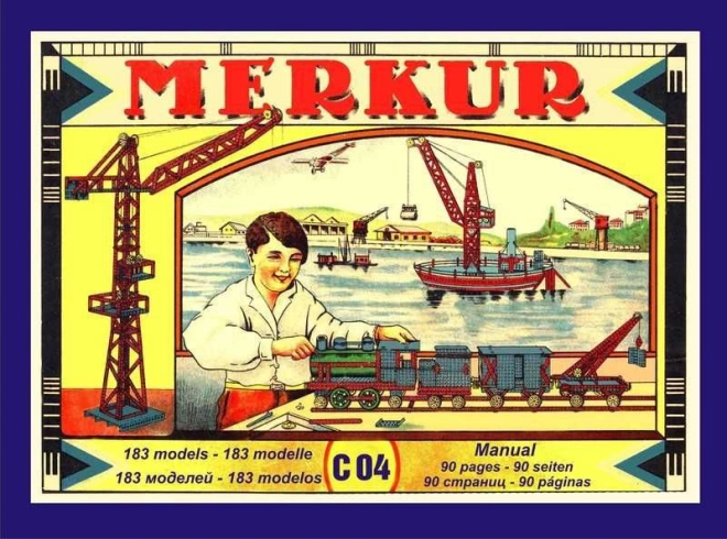 MERKUR Classic Metal Construction Set – 183 Models