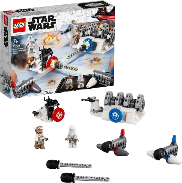 Lego Star Wars action battle: attack on the Hoth generator