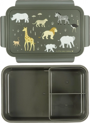 A Little Lovely Company boîte à goûter pour enfants – Savane