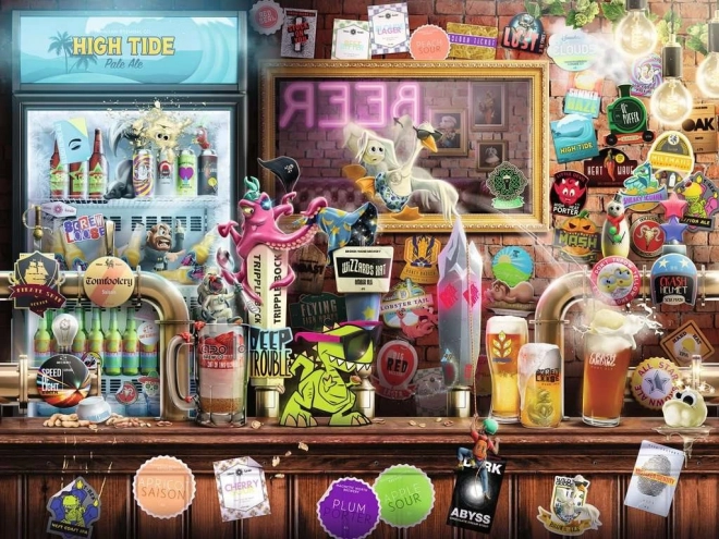 Puzzle Bière artisanale 1500 pièces