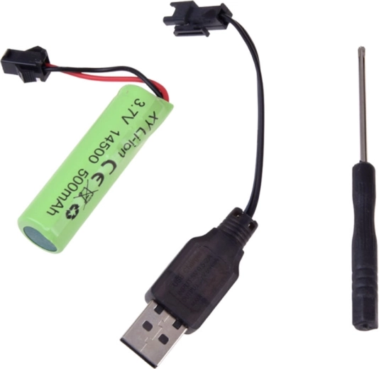Oplaadbare voeding via USB