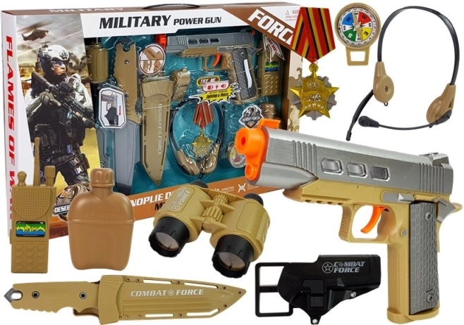 Militärspielset mit Zubehör