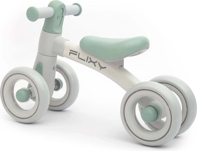 Quiet EVA wheels and comfy saddle