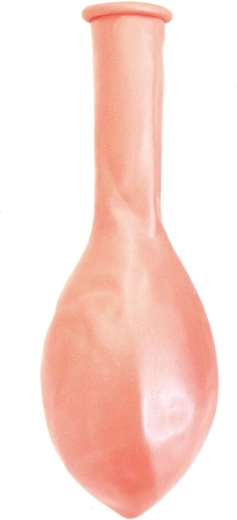 Rose gold latex balloon with pearlescent effect, 30 cm
