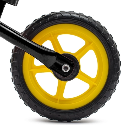 Maintenance-free 12" EVA wheels for a smooth ride