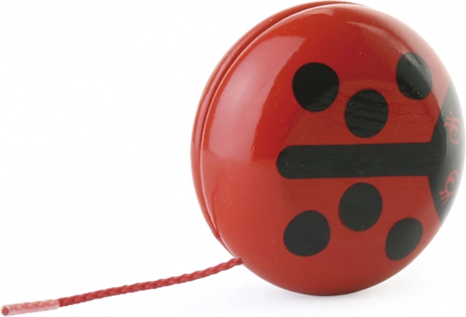 Vilac yo-yo en bois coccinelle