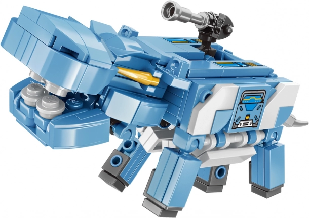 Qman Crystal Hippo – roboter Nilpferd Baukasten