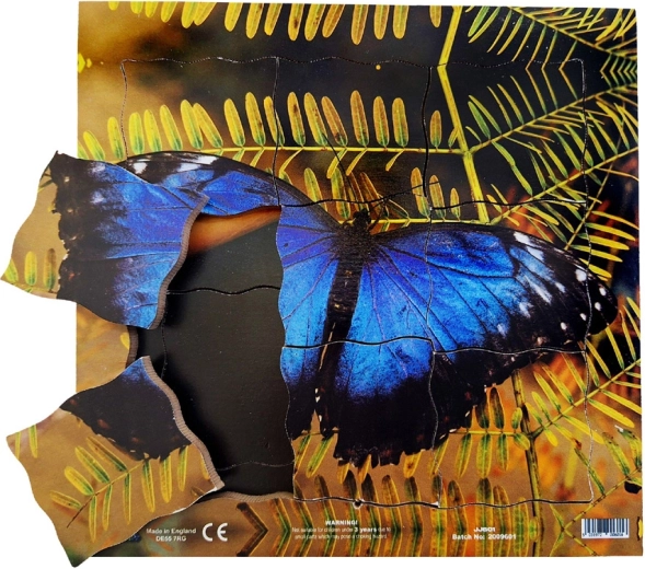 Papillon et son cycle de vie - Puzzle en bois à couches 19 pièces