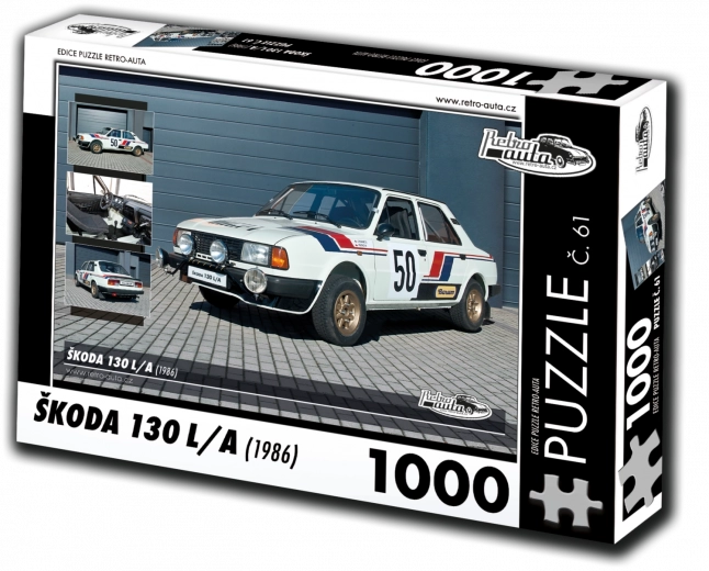Puzzle RETRO-AUTA Škoda 130 L (1986) – 1000 stukjes