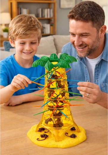 Family game to train dexterity