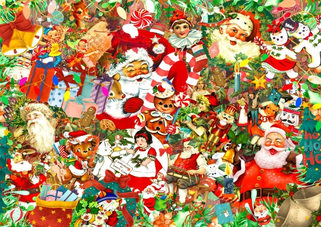 Puzzle Vintage Noël 1000 pièces