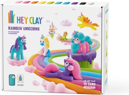 Hey Clay licornes – pâte à modeler mousse créative pour enfants