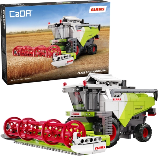 CaDA Claas Dominator 370 combine harvester building set (384 pieces)