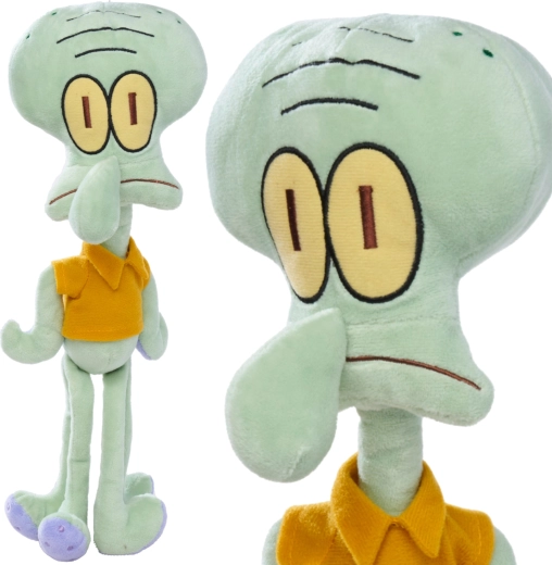 Peluche SQUIDWARD de l’univers SPONGEBOB, 35 cm