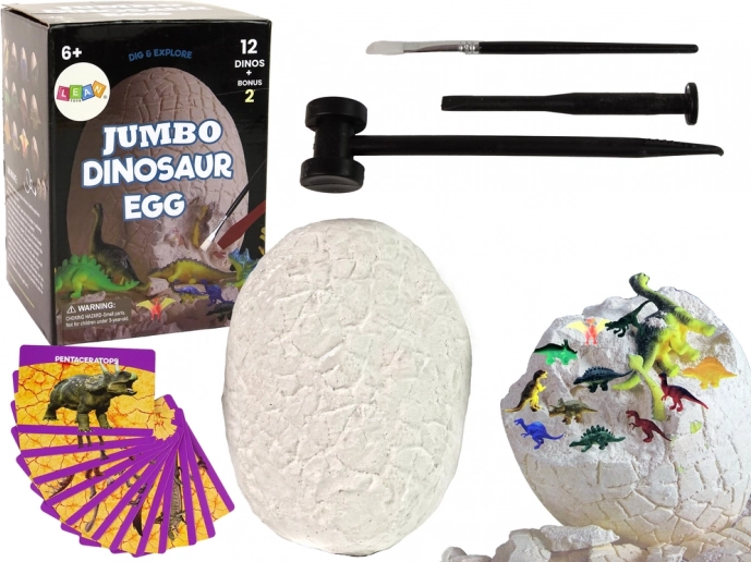Giant Dinosaur Egg - Paleontology Set