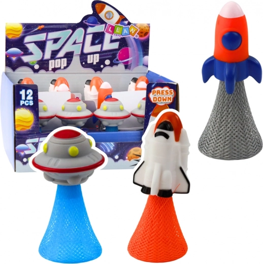 Jumping Spacecraft with Colorful Lights 11cm