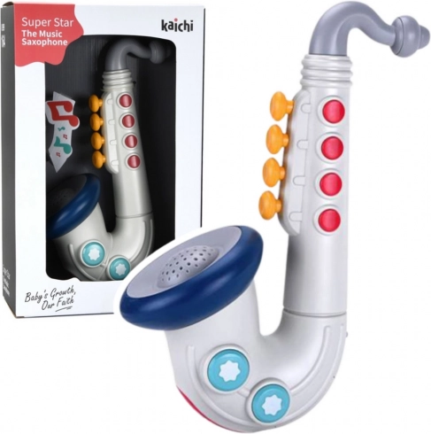 Interactieve muzikale saxofoon voor kinderen