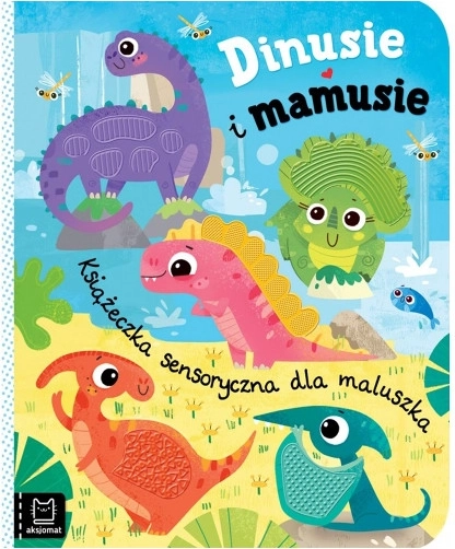 Dinos and Mommies – a sensory book for little ones with silicone elements