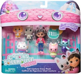 Gabby's Dollhouse: The Movie – Cat-A-Venture Crew Figure Multiset (11 pcs)