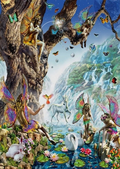 Puzzle In the Valley of Water Fairies 2000 Pieces SCHMIDT