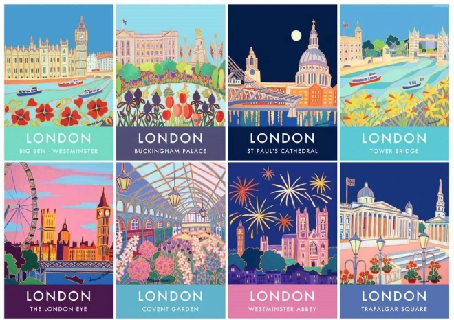 Puzzle Ravensburger Londres style vintage 1000 pièces