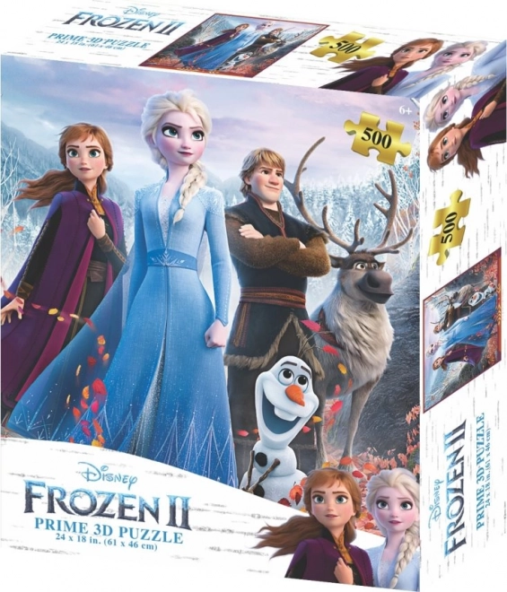 PRIME Puzzle 3D La Reine des Neiges II 3D 500 pièces