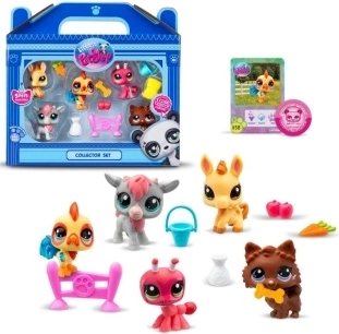 Littlest Pet Shop ferme – coffret avec 5 figurines
