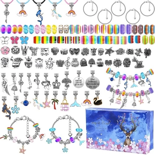 Creatieve set voor het maken van sieraden en armbanden voor kinderen