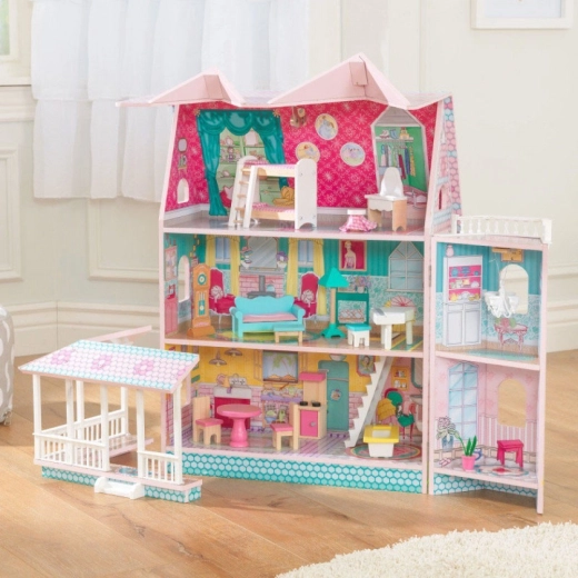 Abbey Manor Dollhouse by KidKraft with Furniture