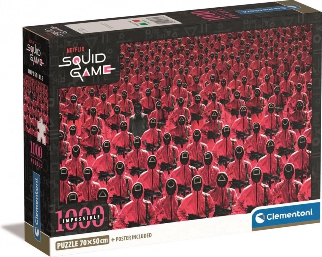 Clementoni puzzle Impossible Squid Game 1000 pièces