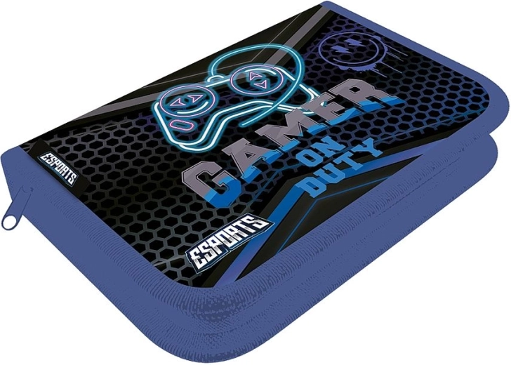 LizzyCard Esport Pencil Case – 1 compartment, 2 flaps