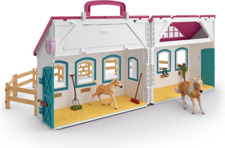 Opens up to 180° for plenty of play space