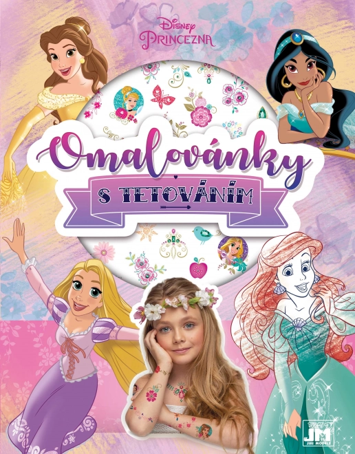 Disney Princess Tattoo Coloring Book
