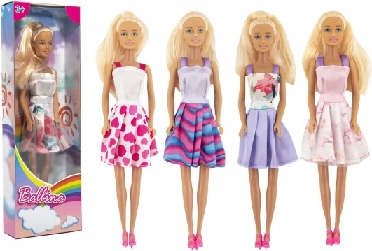 Plastic fashion doll 30 cm in a box (5 styles)