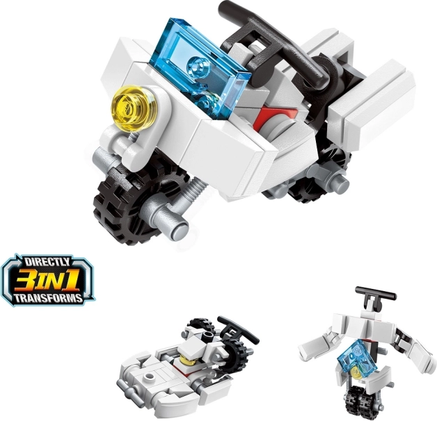 QMAN Motorrad 3-in-1 – Mini-Bauset (36 Teile)