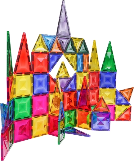 Transparente, farbige Teile für spielerisches Lernen