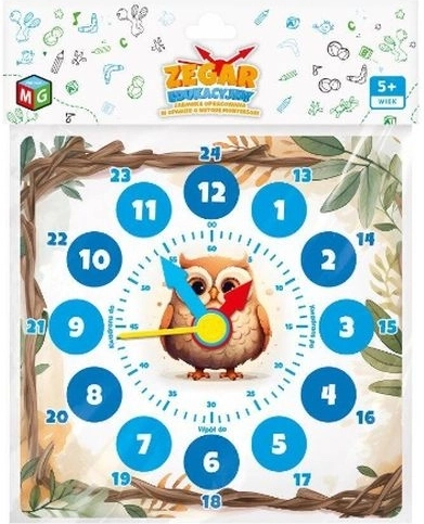 Educational Clock – Little Owl